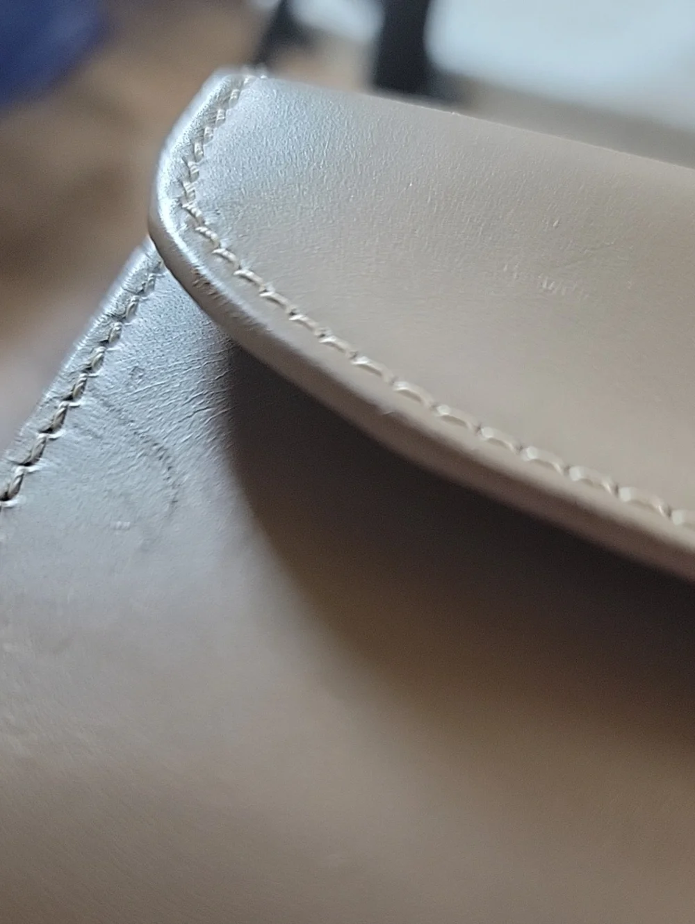 Dooney & Bourke Taupe Leather Continental Clutch Wallet